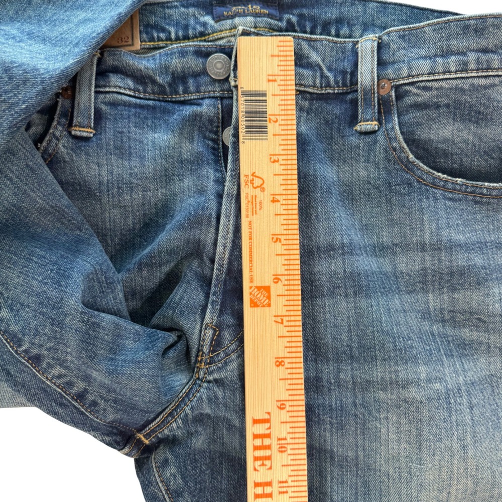 Polo Ralph Lauren Sullivan Slim Men 36x32 Blue Low Stretch Rope Dyed $138 Jeans - Picture 6 of 10